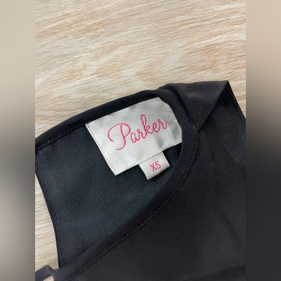 Parker multi colored Geometric Keyhole Mermaid Shift Dress size XS - Picture 2 of 2